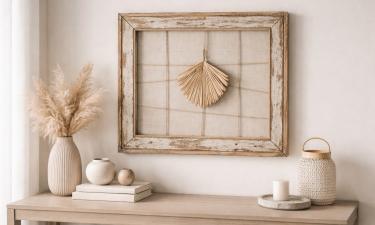 Декор из старых рам подходит для прихожих и террас — Revistaoeste