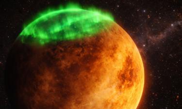 Земля больше не уникальна: космос показал полярное сияние ещё на одной планете