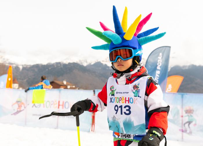 Более десяти детских соревнований на кубок "Хуторенок" прошли на "Роза Хутор" в этом зимнем сезоне