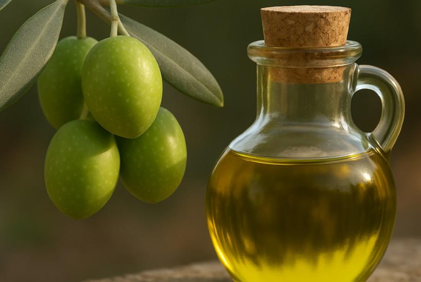 Оливковое масло и оливки