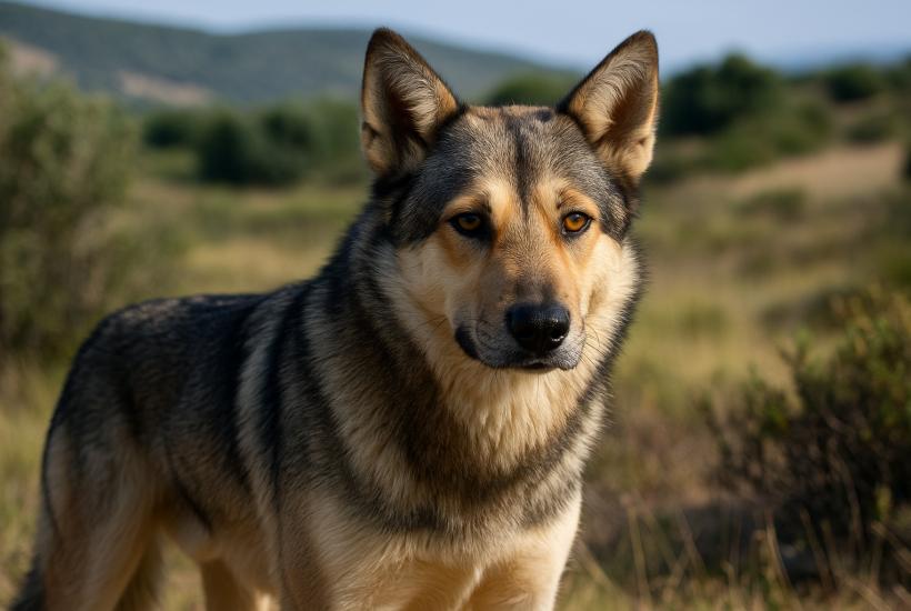 гибрид волка и собаки