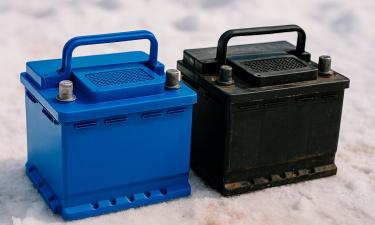 Разряженный автомобильный аккумулятор может замёрзнуть уже при −10 °C