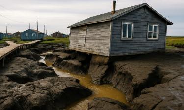 Лед под домами Аляски превратился в болото: вечная мерзлота оживает, разрушая дома и выгоняя людей