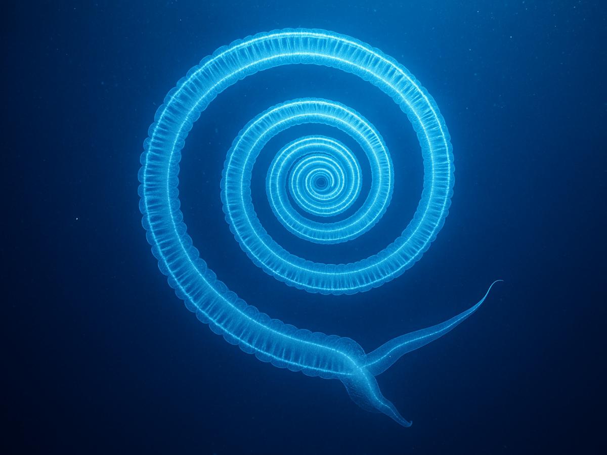 НЛО под водой: у берегов Австралии сняли существо длиной с небоскрёб — живой пришелец из бездны