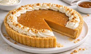 Этот карамельный пирог выглядит как из витрины: быстрый, без кремов и лишней суеты