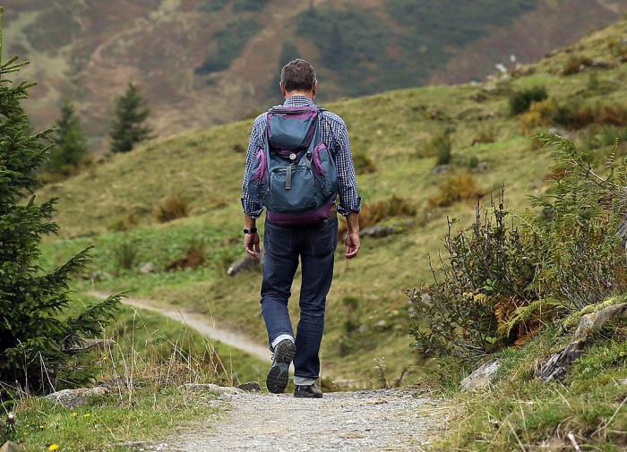 Mountaineering Man Trail Path Mountains Mountaineering Man Trail Path Mountains
