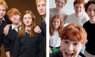 НБО показал актёрский состав рыжей семьи Уизли для сериала о Гарри Поттере