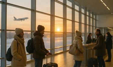 Зима для нижегородцев станет теплее: аэропорт Стригино открывает путь от метели к солнцу