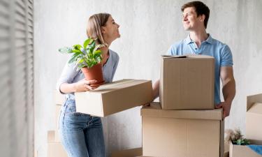 Объём упаковки при переезде в двухкомнатную квартиру составляет 20–30 коробок