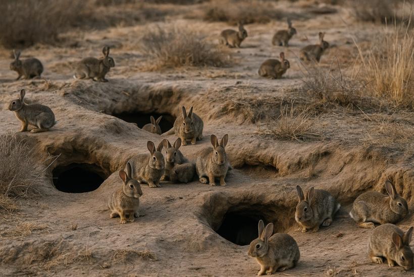 Кролики в природной среде
