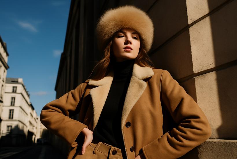 Меховая повязка в уличном образе