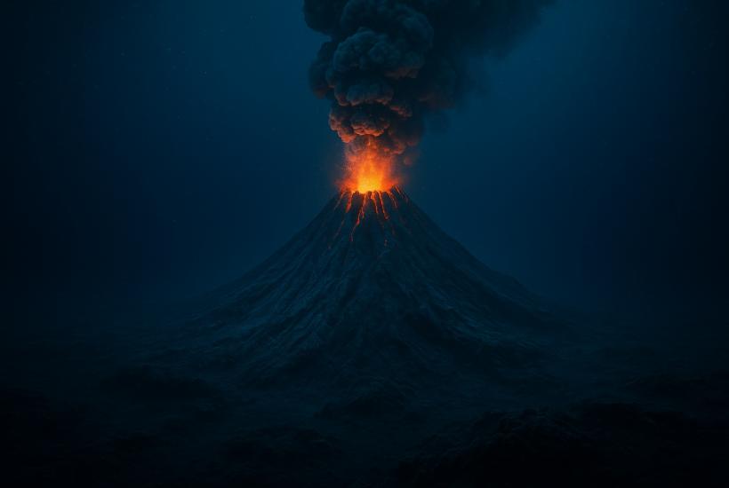 Извержение подводного вулкана