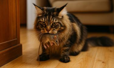 Милые на вид, беспощадные на деле: кошки, которые работают лучше капканов — ни одна крыса не уйдёт