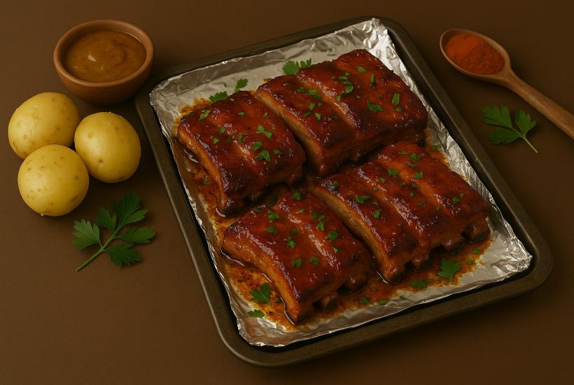 Запечённые рёбрышки