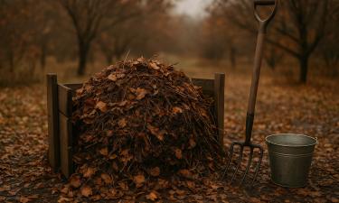 Опилки и солома уменьшают избыточную влажность компоста