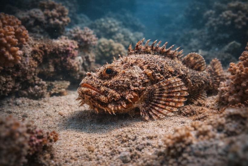 Каменная рыба в засаде