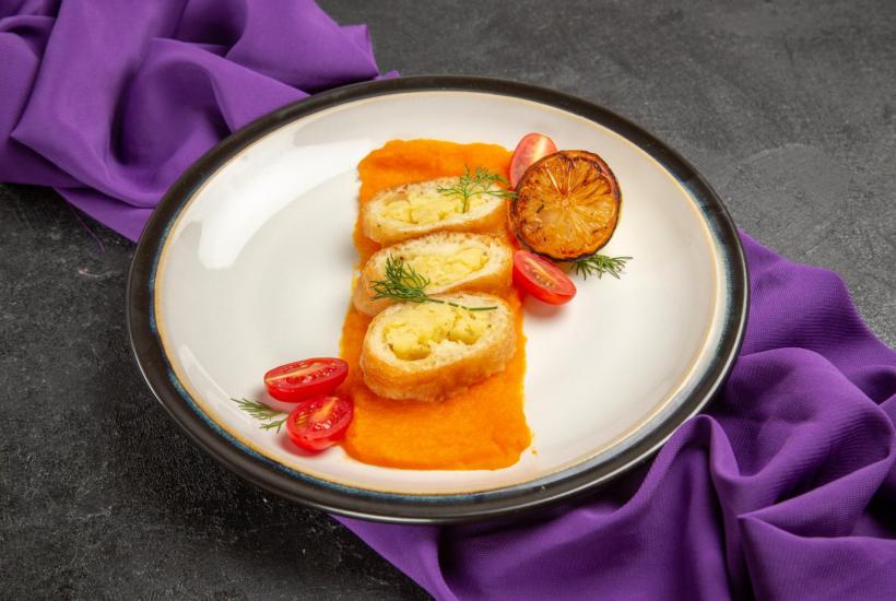 Картофельный рулет