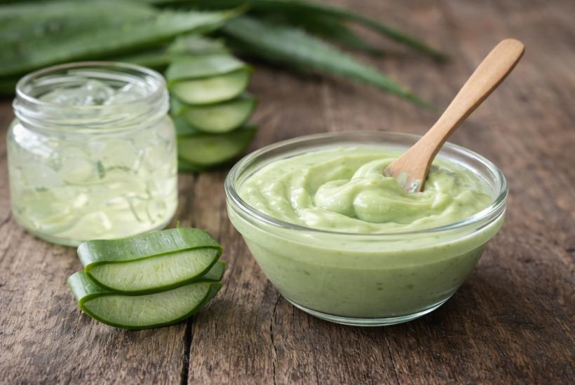 Маски из алоэ