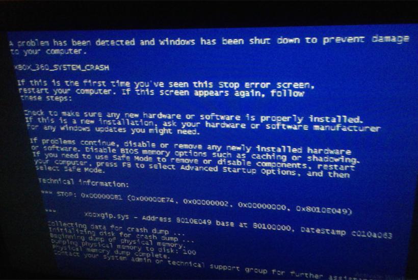 Синий экран смерти Windows