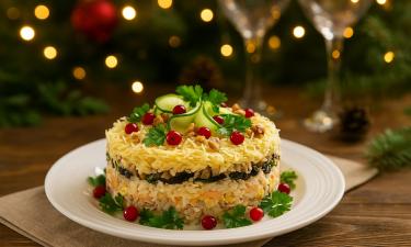 Салат "Скандинавская сказка" сохраняет вкус до двух суток