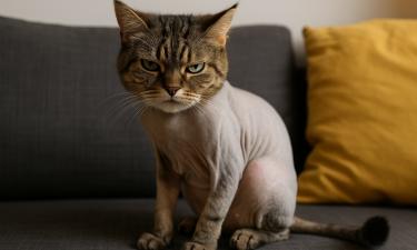 Бритьё под ноль — удар по нервной системе: как машинка превращает кота в тень самого себя