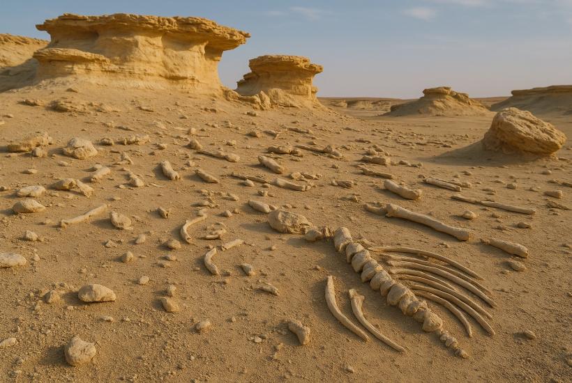 Находки окаменелостей в пустыне