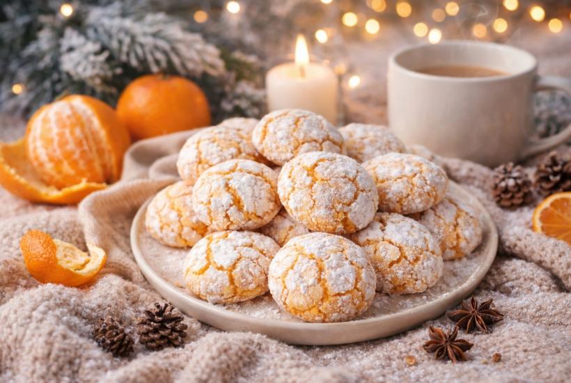 Апельсиновое печенье