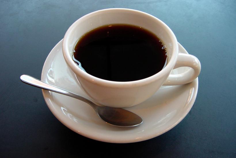 A small cup of coffee A small cup of coffee