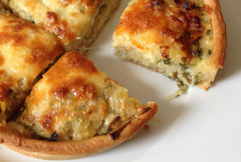 Пирог с курицей и пореем Пирог с курицей и пореем
