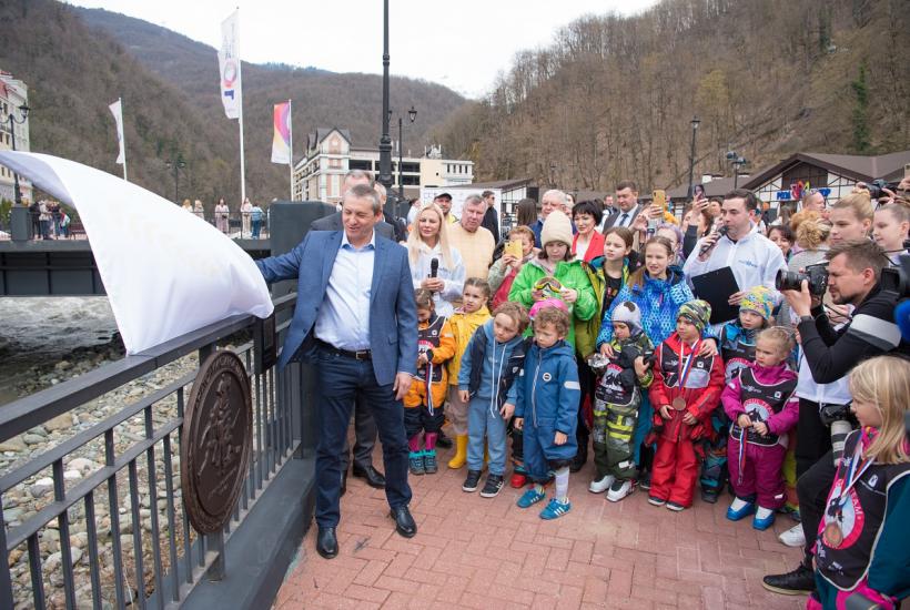 Аллея славы на курорте Роза Хутор