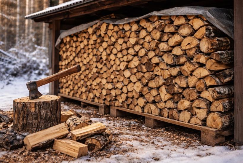 Заготовленные дрова