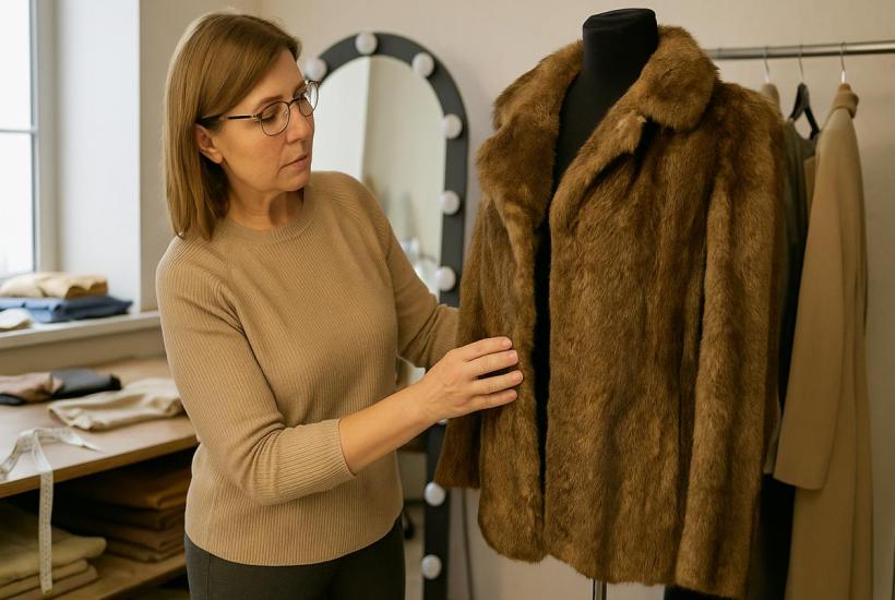 Реставрация винтажной шубы