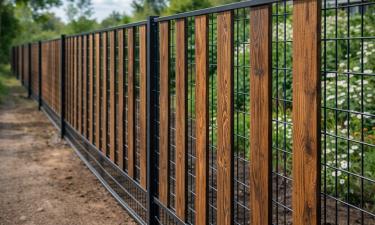 Сетка больше не прозрачная: простой апгрейд превращает забор в 3D-штакетник