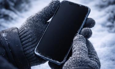 Изношенная батарея телефона сильнее страдает от холода