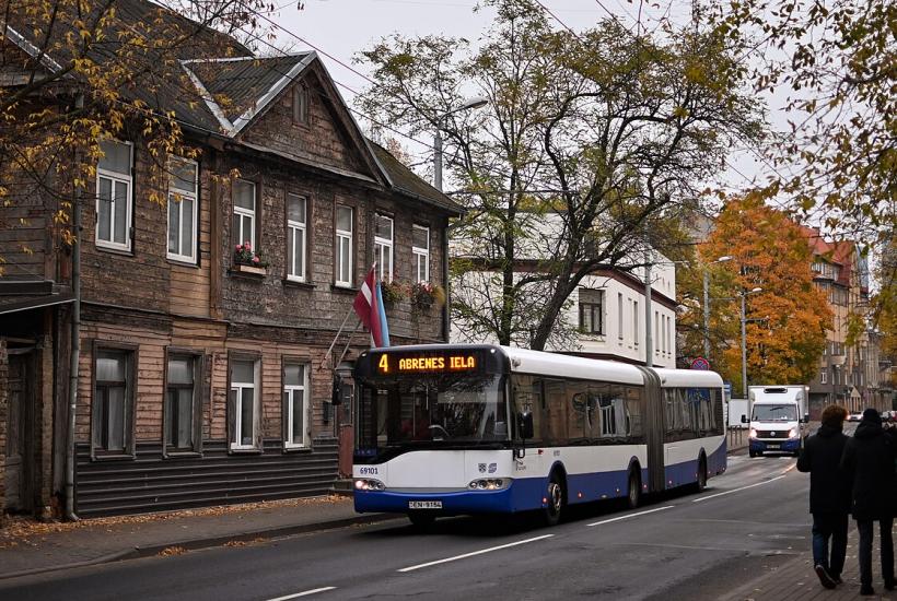 Автобус в Риге