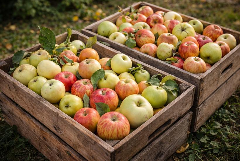 Урожай яблок