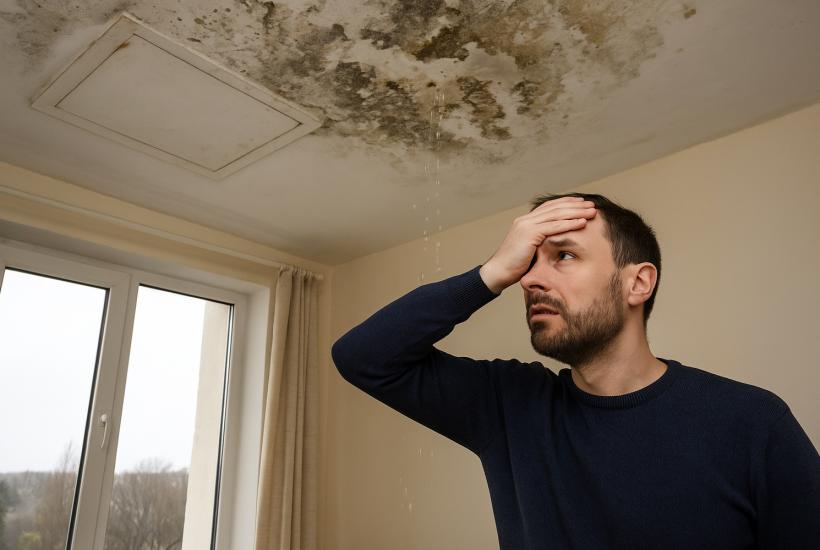 Протечка крыши в квартире