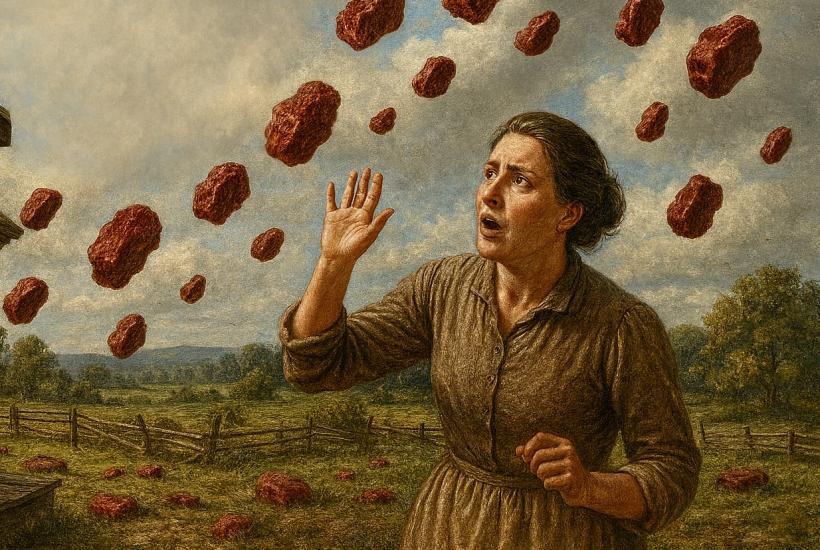 Редкое атмосферное явление на ферме