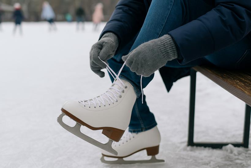 Подготовка к катанию на коньках