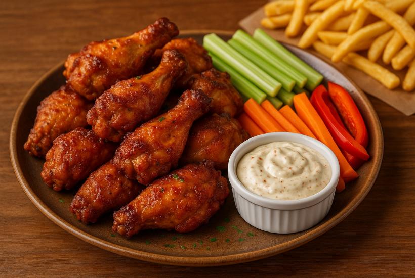 Запечённые куриные крылышки