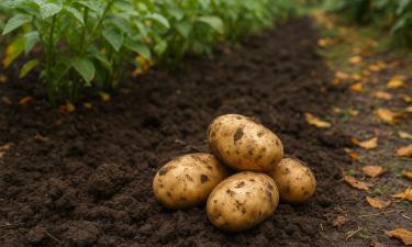 Тяжёлая почва выталкивает клубни картофеля наружу