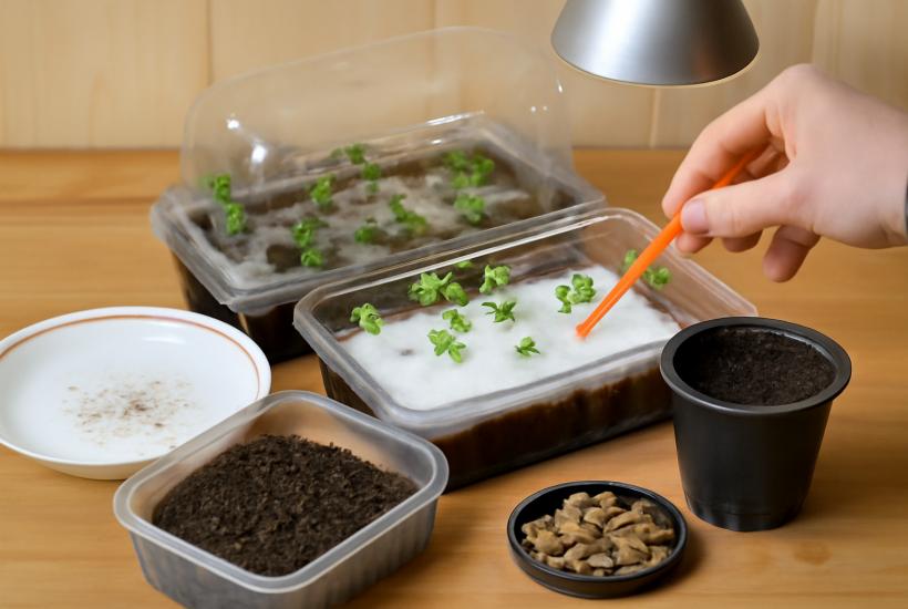 Посадка рассады