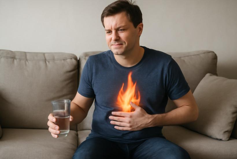 Мужчина с изжогой Мужчина с изжогой