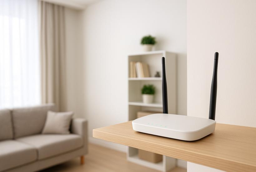 Роутер на полке