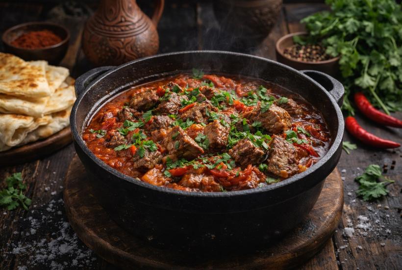 Грузинское мясное блюдо