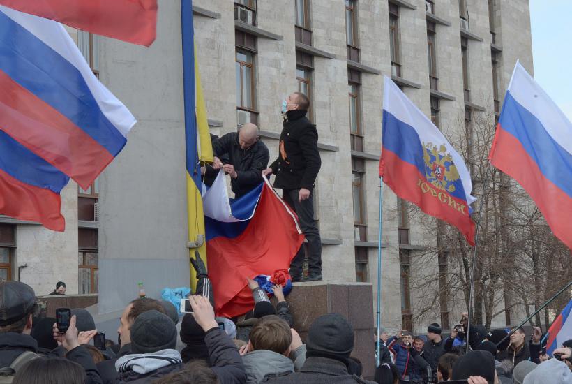 Митинг в Донецке