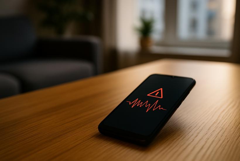 Оповещение о землетрясении на Android