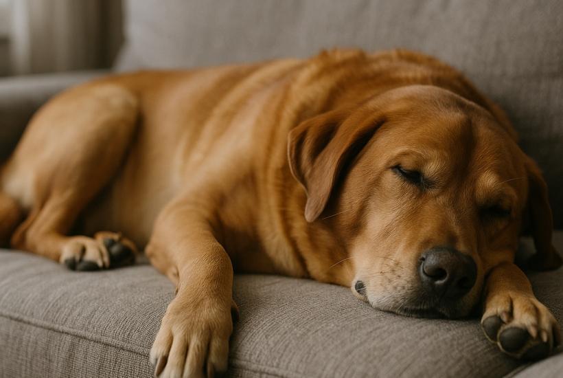 спящая собака