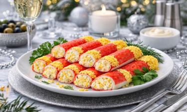 Крабовые палочки легче разворачиваются в горячей воде