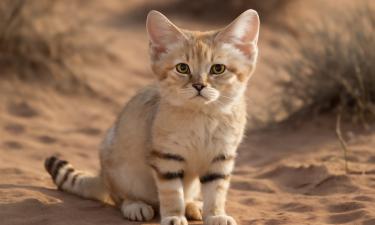 Барханный кот внесён в Красный список МСОП